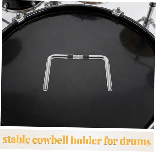 Abrazadera metálica ajustable en U para cowbell de batería miniatura 3