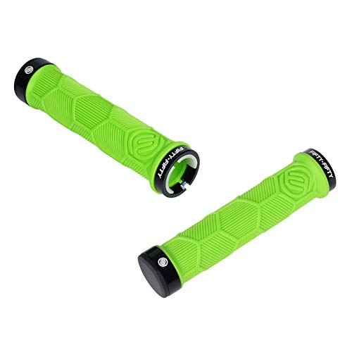 image for FIFTY-FIFTY Double Lock-On Mountain Bike Grips, Bicycle Handlebar Lock