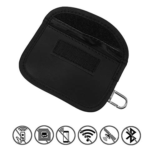 FAVOMOTO Faraday Sinal de Bloqueio Bolsa De Couro da Chave Do Carro Fob Chave RFID Protector Bolsa p