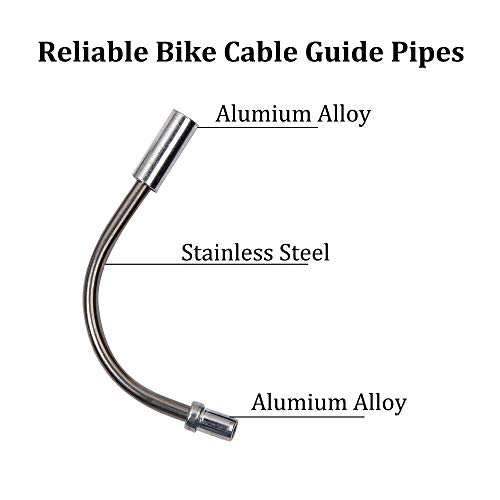 Eacozy Bike V Brake Noodle Cable Guide Pipe, Bicycle Brake Pipe With Rubber Boots For Mountain Bikes Bicycles #TOP1