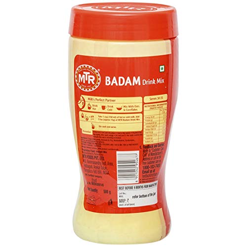 Image of MTR Badam Drink Mix Pet Jar 500g (Pack of 6)