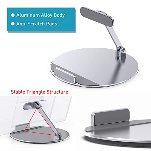 Letlar-Tilt-and-Swivel-Stand-for-ECH0-Show-15-Make-of-Aluminum-Alloy-Rotatable-and-Foldable-Show-15-Mount-Suit-for-Portrait-Landscape-Mode