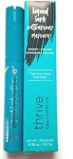 Thrive Causemetics Liquid Lash Extensions Mascara, Crystal (Brown Black) 10.7g Full Size