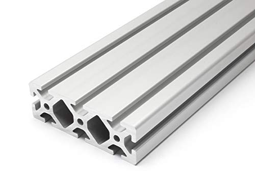 Perfil de aluminio 40 x 120 mm, tipo I, ranura 8 (pesada), anodizado en plata, perfil de aluminio 40 x 120, perfil de aluminio 40 x 120, perfil de montaje 2000 mm