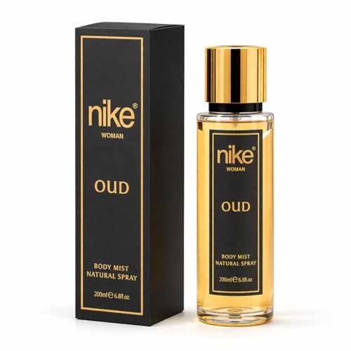 Image of Nike Oud Body Mist Spray for Women 200ml| Warm Oriental Floral Fragrance | Long-Lasting, Non-Gas & Skin-Friendly