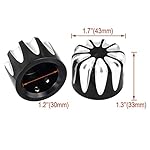 Benlari-Front-Axle-Nut-Caps-Covers-Axle-Caps-Compatible-for-Harley-Touring-Softail-Sportster-Dyna-Street-Glide-Road-King-Iron-883-2008-2022