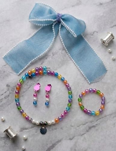 Image of BookMyCostume 4 Pcs Multi Purpose Jewellery Set for Girls Fancy Dress Costume Accessory