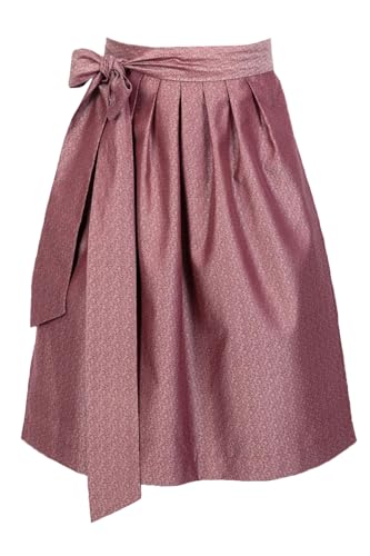 Edelnice Trachtenmode Dirndlschürze Lilly Rosa Streublümchen für Midi Dirndl (34)