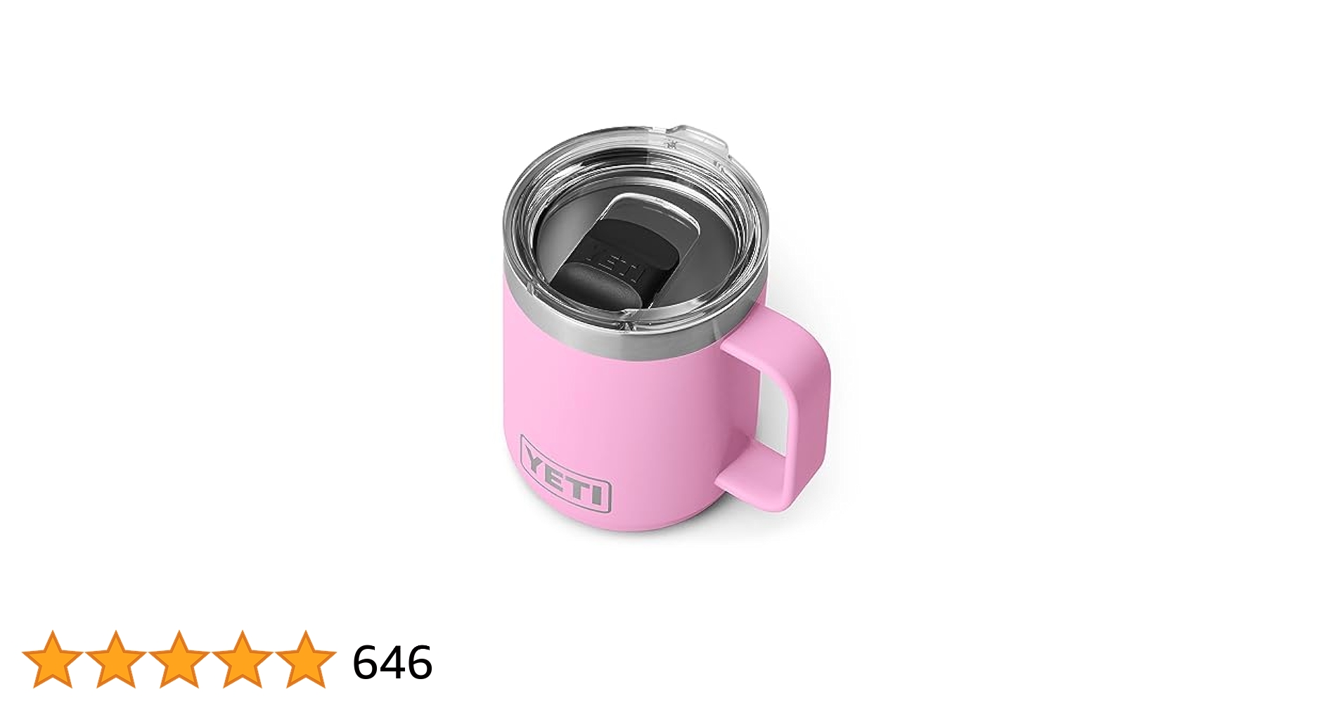 YETI Rambler 10 oz Mug パワーピンク Yeti Rambler Power Pink 10oz Stackable Mug - Stylish