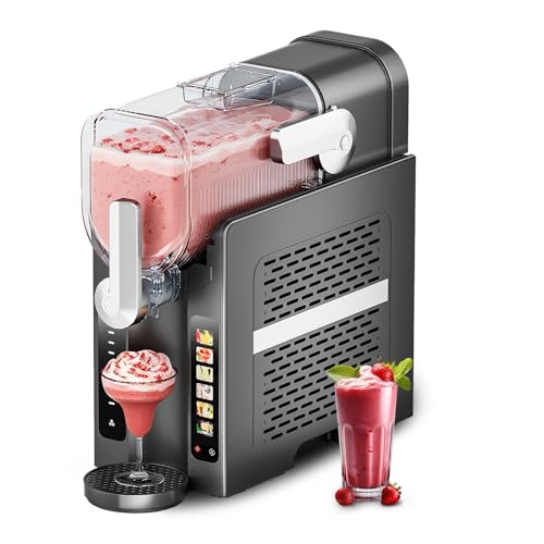 Slushie Machine, No Ice Needed, Slushy Machine for Home, 70 oz Frozen Drink Maker with 6 Preset &amp; Auto-Clean, for Smoothies, Chilled Juice, Margaritas, Frappés, Milkshakes, &amp; Ice Cream