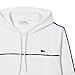 Lacoste Men's Classic Fit Logo Stripe Sweatshirt, White, X-Large