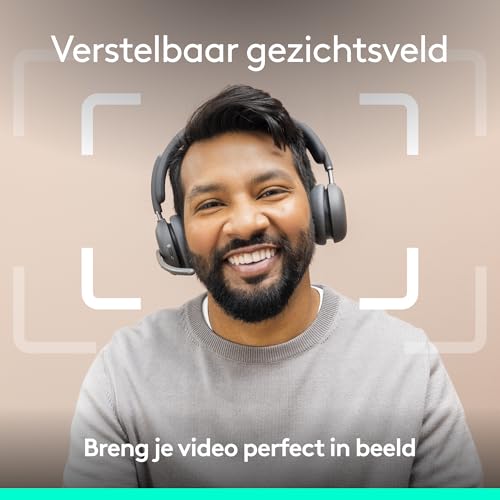 Logitech Brio 4K Webcam, videobellen, ruisonderdrukkende microfoon, automatische HD-lichtcorrectie, breed gezichtsveld, voor Microsoft Teams, Zoom, Google Voice, Google Meet, pc/Mac/Laptop/Macbook - Afbeelding 4