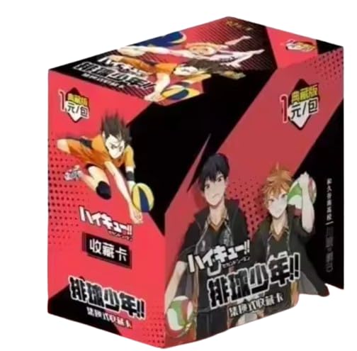 Haikyu!! | Anime Collectable Trading Card | Sealed Box | Japanese Edition | For Collectors 15+ Years | Haikyuu!! Second Season Design A