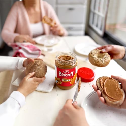 Lotus Biscoff | Süßer Brotaufstrich | Cremig | Karamellisierter Keksgeschmack | Vegan | Nussfrei | Kein Zusatz von Aromen oder Farbstoffen | PET Glas | 400g – Bild 6