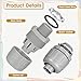 SHENLIU 50 Pack 1/2 inch Liquid Tight Connector, 180 Degree PVC Flexible Conduit Connector Conduit Fittings Straight Fittings Home Kitchen Bathroom Tube Tool Convenient to Use