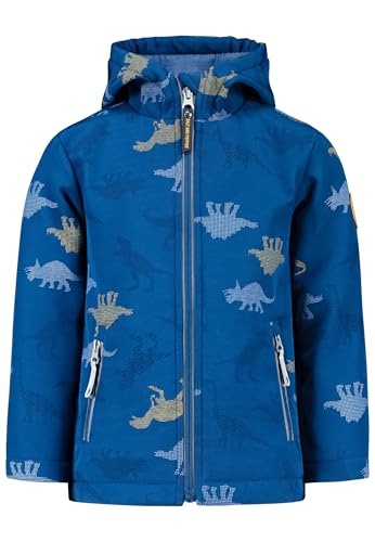SALT AND PEPPER Jungen Softshelljacke mit Allover Dinosaurier Print