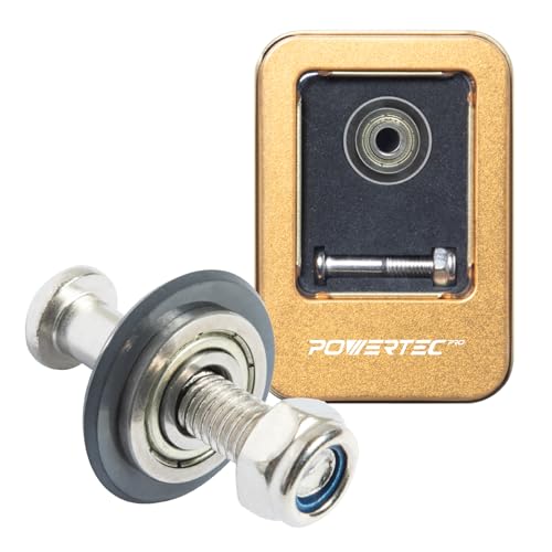 Image of POWERTEC PRO Extreme Tungsten Carbide Scoring Wheel with Black Titanium Coating - 22mm Tile Cutting Wheel with Screw for Manual Tile Cutters, Porcelain, Ceramic & Glass Tile (72090V)