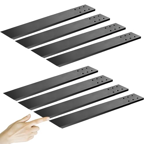Cuguords Hidden Granite Countertop Support Brackets Thick Heavy Duty Counter top Brackets Flat Black Wall Mount Support Countertop Overhang Support for Quartz Wood Concrete Island 20inch 8Pack