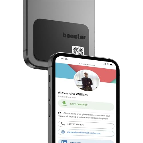 Carte de visite numérique Booster Thin NFC pour ne plus jamais manquer de cartes