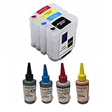  cartouches rechargeables 88 88xl pour HP OFFICEJET PRO L7000