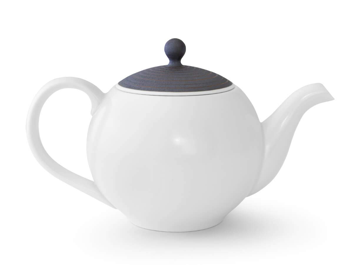 KIHARA - Japanischer Teekanne Sabi-sen mon, aus Arita-Porzellan. 300 ml
