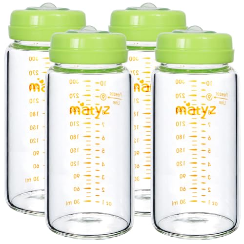 Matyz �K���X������X�g���[�W�Z�b�g�A4�p�b�N10�I���X�ASpectra Medela Philips Avent Pumps�Ή��A�Ⓚ&�����p�L���R��h�~�e��ABPA�t���[(�O���[���W)