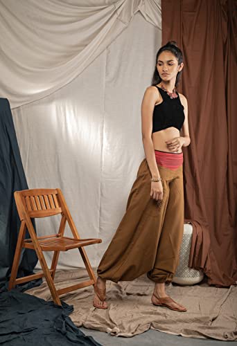 The Veshti Company Women's Premium Loose Baggy Bohemian Yoga Harem Pants (Mustard) #TOP3