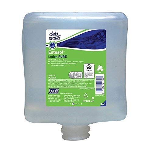 3 x 2 Litre Refill DEB ESTESOL LOTION PURE washroom hand cleaning soap