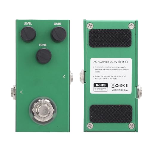 Pédale overdrive pour guitare : gain de place sur le pedalboard pour les concerts