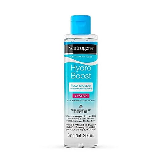 Neutrogena Água Micelar Bifásica Demaquilante Hydro Boost,200ml