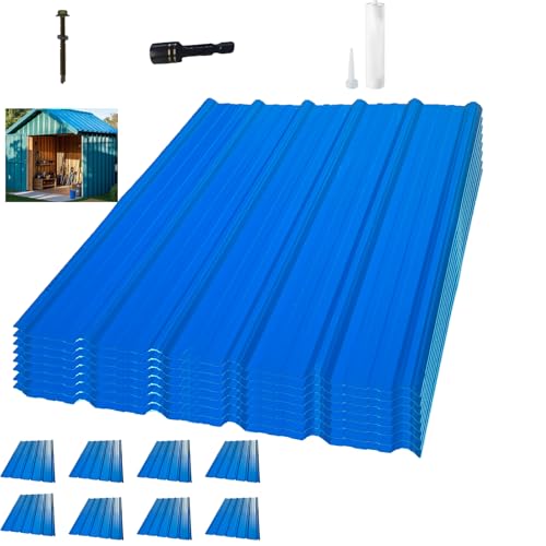 8-Pack PVC Roof Panels, 53