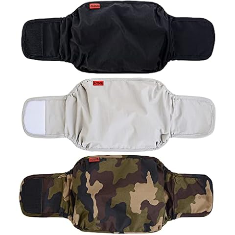 ACDOK Dog Belly Bands, Male Dog Diapers Washable Belly Band for Male Dogs, Reusable Male Dog Belly Wraps for Doggy Puppy Cover