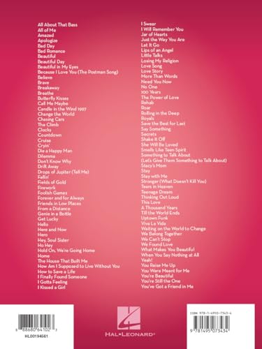 image for Hal Leonard 101 Hit Songs for Flute | Pop Songbook Collection for Begi