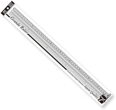 Kyoei Plastics ORIONS Grande GCT-50 Square Groove Cutting Ruler 19.7 inches (50 cm)