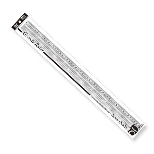 Kyoei Plastics ORIONS Grande GCT-50 Square Groove Cutting Ruler 19.7 inches (50 cm)