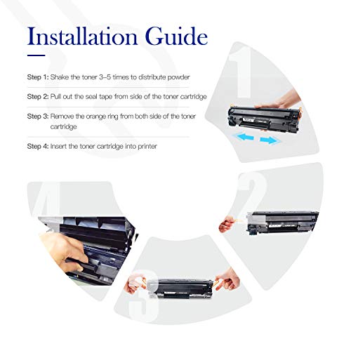 Valuetoner Compatible Toner Cartridge Replacement For Canon 128 Crg-128 3500B001Aa Imageclass D530 D550 Mf4570Dw Mf4770N Mf4880Dw Mf4890Dw Mf4450 Mf4420N Faxphone L190 L100 Printer (Black, 4 Pack) #TOP4