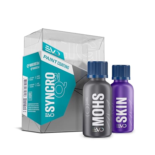 GYEON Syncro EVO Ceramic Coating System Light Box Most Durable Longest Lasting Protection Hydrophobic 9H Gloss Chemical Resistance Ultra Tough Shield Auto Surface Finish Five‑Year Coating