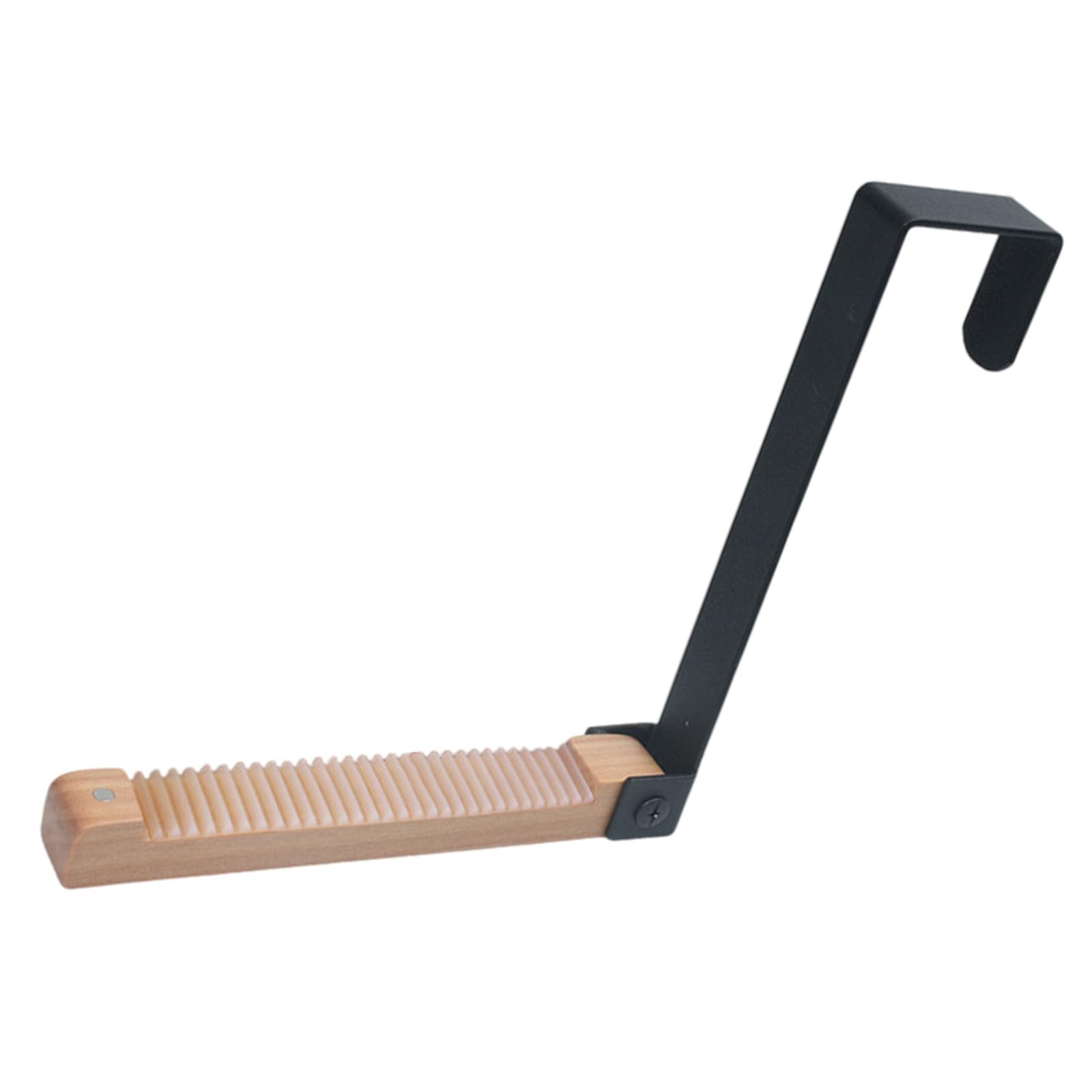 Xjdzineq Multipurpose Foldable Door Hooks Heavy Duty Wood & Iron Construction Over Hanger for Clothes Towels Multifunctional Over the Hanger