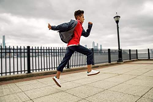 French Toast Boys' Adjustable Waist Relaxed Fit Pant (Standard & Husky), Navy Blue, 6 #TOP6