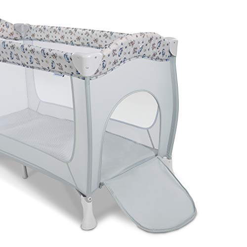Hauck Lettino Da Viaggio Sleep N Play Go Plus - Culla Neonato Fino A 15Kg - Letto Pieghevole 60X120Cm - Letto Bambini Con Ruote, Apertura Laterale E Borsa - Beige, Winnie The Pooh Exploring - 12