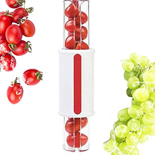 bingxqiso 1 Pcs Fruit Vegetable Cutter Grape Slicer ?tomato slicer grape slicer fruit salad slicer cherry slicer random color