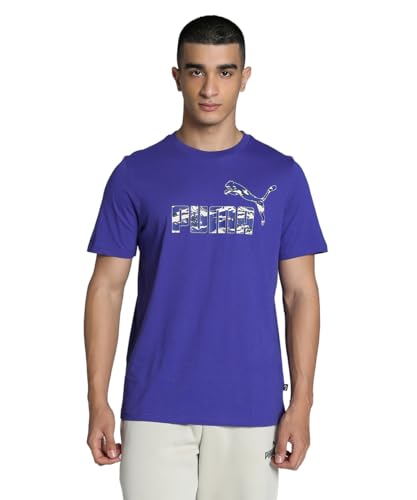 Image of PUMA Men's Cotton Graphic Print Regular Fit T-Shirt