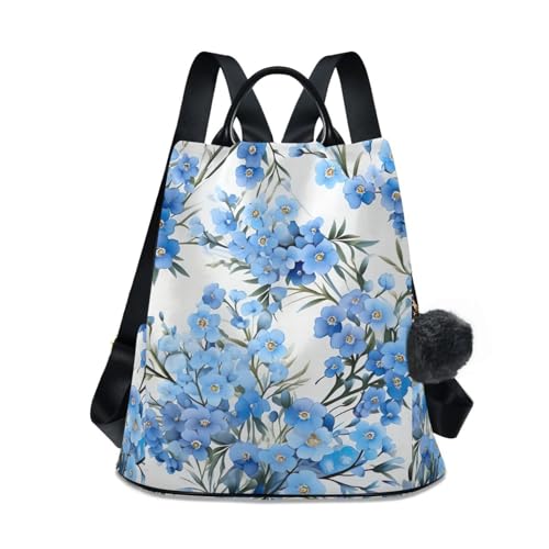 Sac à dos floral bleu femme pour exprimer votre féminité et votre liberté