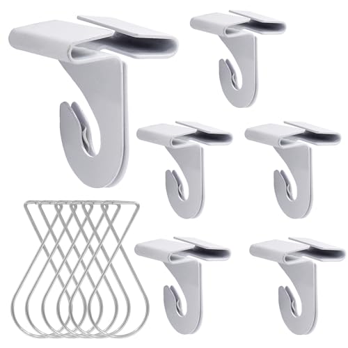 Biaungdo 6 Pairs Drop Ceiling Hooks for Hanging, Heavy Duty