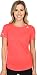 adidas Performance Women's Running Tee, Shock Red, Small
