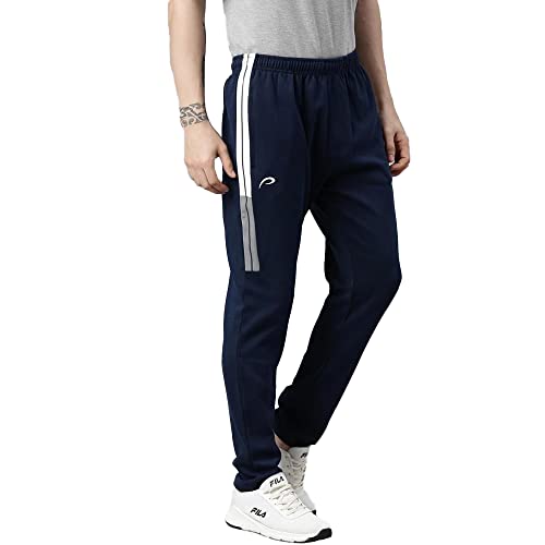 Image of Proline Colorblocked Cotton Regular Fit Mens Track Pants