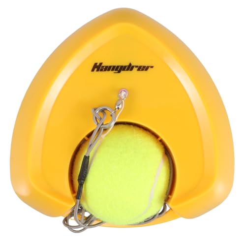 BCOATH Portable Tennis Rebounder Tennis Training Tool No Water Filling Base Heart Shaped