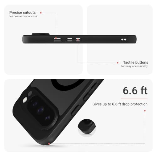 Image of DailyObjects Nimbus 2.0 Magnetic Phone Case Cover Compatible with Google Pixel 9 Pro XL | Wireless Charging Slim Back Cover | 2 Layer Edge Protection & Shockproof