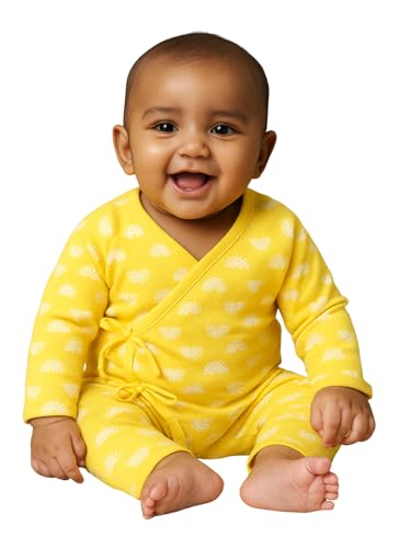 Image of The Mom Store Baby Romper Jabla Style For Boys And Girls | Cotton | Soft Infant Bodysuit | Trendy Stylish Sleepwear For Newborn Baby | Printed | Unisex Comfortable Everyday Baby Wear