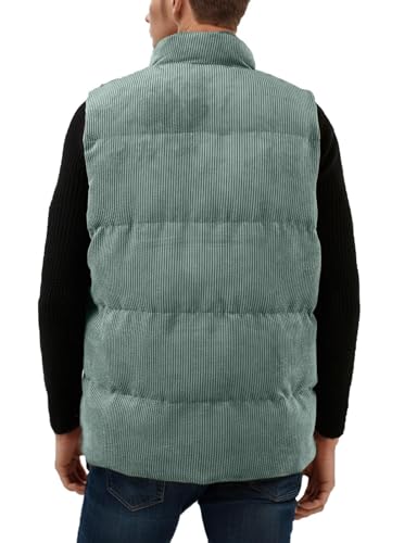 Chaleco acolchado de invierno para hombre chaleco casual con forro térmico 4